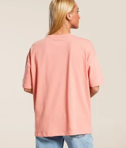 Billabong Crazy Town Oversized T-Shirt Peach Out Online