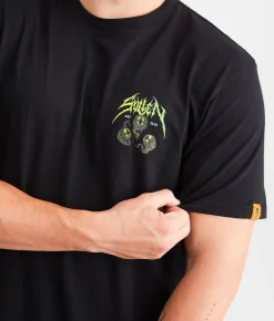 Graphic T-Shirts | Sullen Creep Badge T-Shirt Black