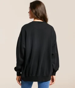 Gameday SOCIAL® Creighton Bluejays Oversized Pullover Black