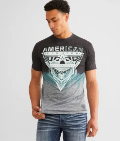 Graphic T-Shirts | American Fighter Crestline T-Shirt H Grey Multi