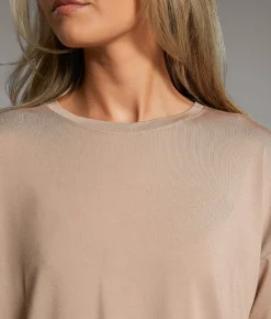 BKE Crew Neck T-Shirt Natural Discount