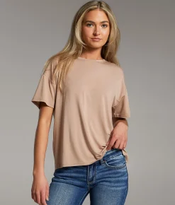 BKE Crew Neck T-Shirt Natural Discount