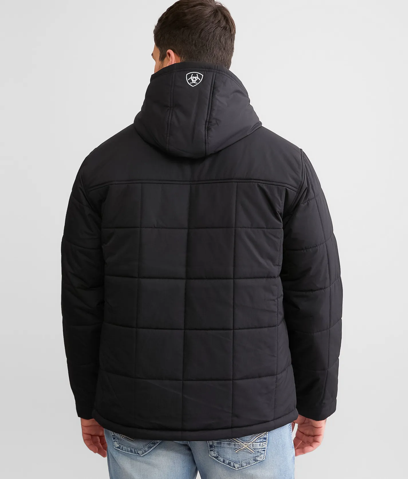 Ariat Crius Hooded Puffer Jacket Black Hot