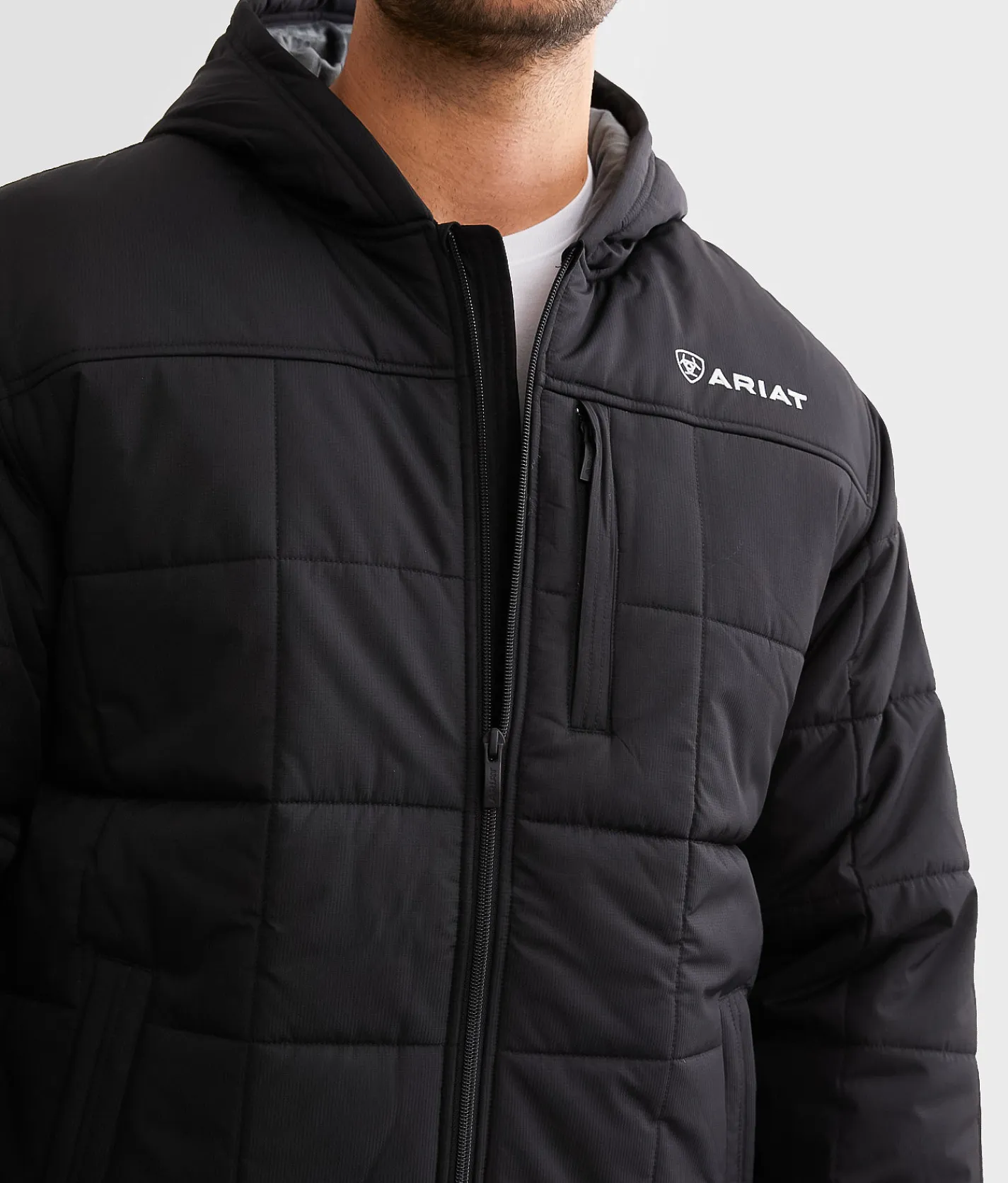 Ariat Crius Hooded Puffer Jacket Black Hot