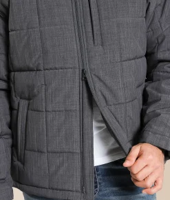 Tops|Coats & Jackets | Ariat Crius Insulated Hooded Jacket Grey Heather