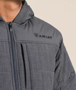 Tops|Coats & Jackets | Ariat Crius Insulated Hooded Jacket Grey Heather