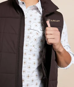 Tops | Ariat Crius Insulated Vest Brown