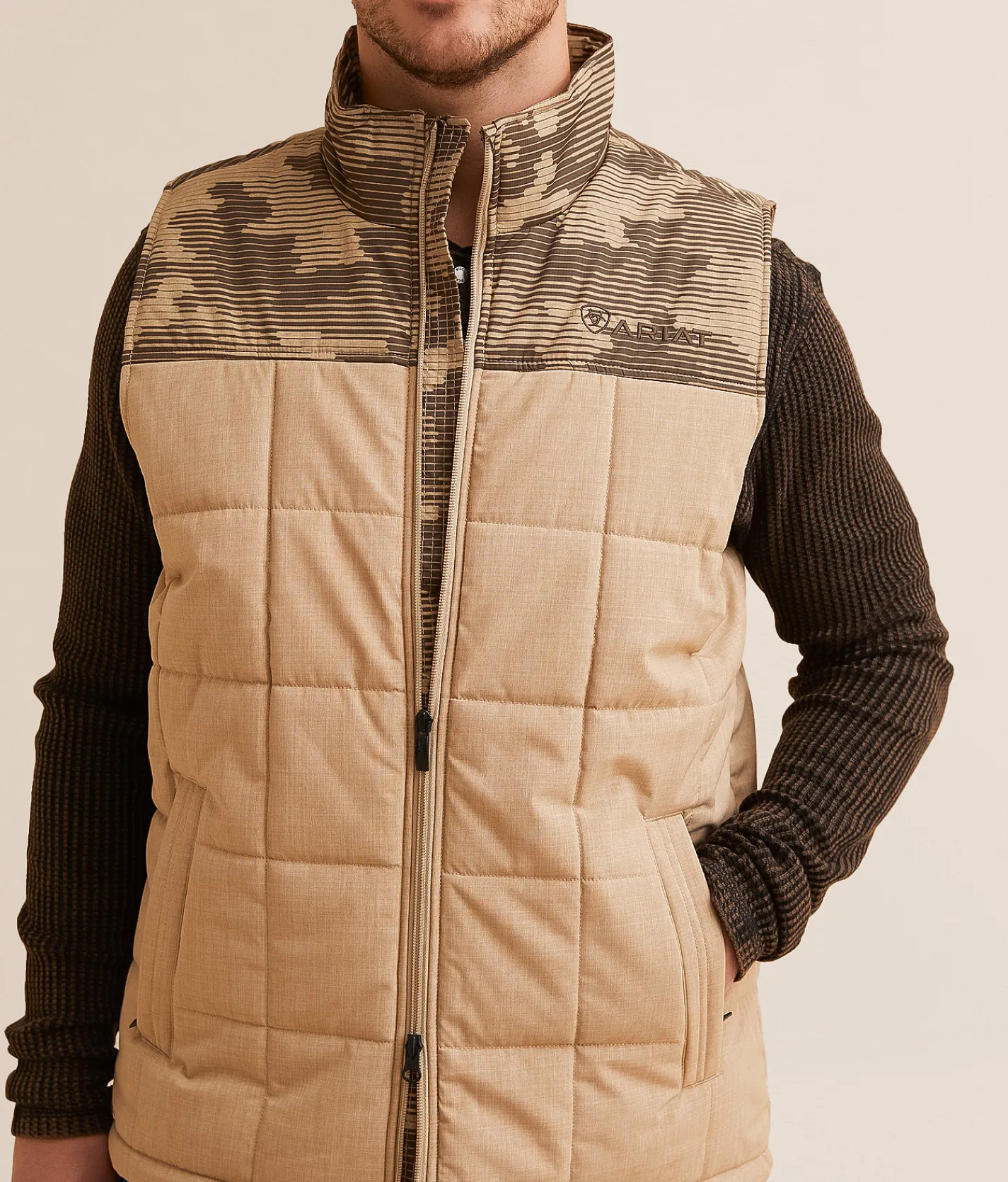 Ariat Crius Insulated Vest Cornstalk Heather Outlet