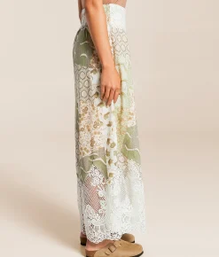 Miss Me Crochet Beach Pant Multi Ivory Online