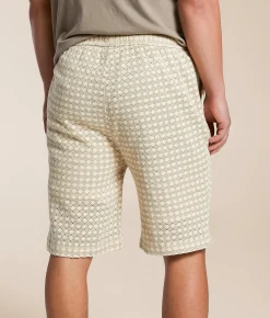 Bottoms|Shorts | Fried Waters Crochet Short Ecru Tan