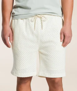 Bottoms|Shorts | Fried Waters Crochet Short Cream