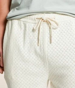 Bottoms|Shorts | Fried Waters Crochet Short Cream