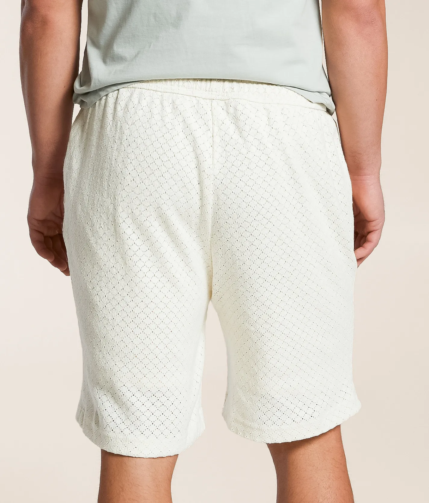 Bottoms|Shorts | Fried Waters Crochet Short Cream