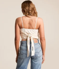 Miss Me Crochet Tank Top Off White Online