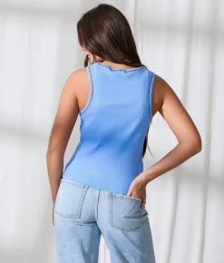 Tops | 33 Coastal Crochet Tank Top Provence