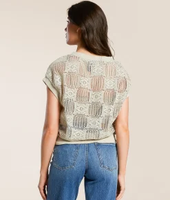 Daytrip Crochet Top Taupe Online