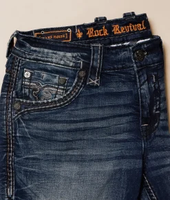 Rock Revival Crockett Relaxed Taper Stretch Jean Crockett EQ202 Online