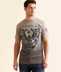 American Fighter Crofton T-Shirt Taupe Lt Grey Discount