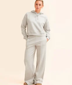 Tops | Gilded Intent Cropped Boxy Hooded Sweatshirt Feathered Owl