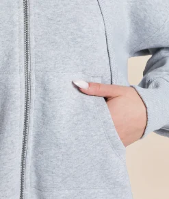 FITZ + EDDI Cropped Hoodie Tin Foil Hot