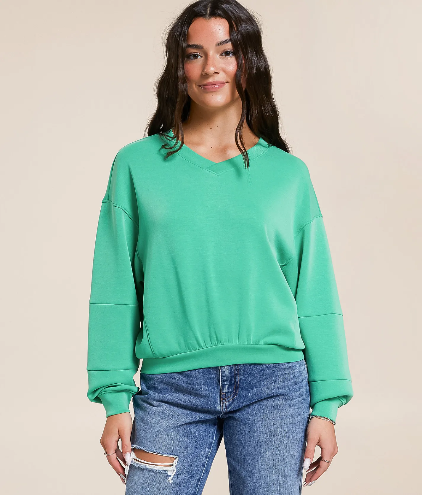 Tops | FITZ + EDDI Cropped Pullover Fuchsia Purple