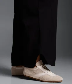 Buckle Black Cropped Wide Leg Pant Black Discount