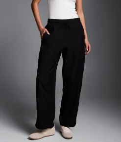 Buckle Black Cropped Wide Leg Pant Black Discount
