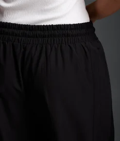 Buckle Black Cropped Wide Leg Pant Black Discount