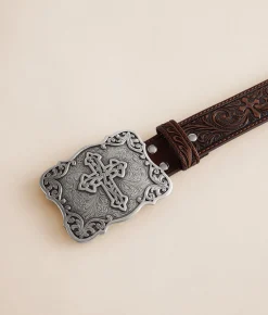 Nocona Cross Belt Brown Best