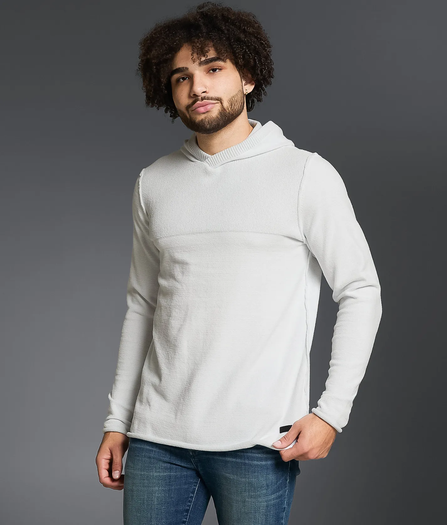 Tops | Outpost Makers Crossover Hoodie Bright White