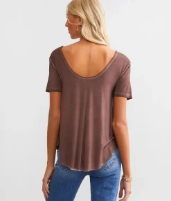 Tops | White Crow Cross Sleek T-Shirt Peppercorn