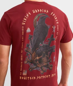Howitzer Crow Warrior T-Shirt Rosewood Hot