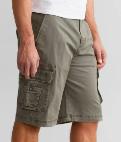 Bottoms|Shorts | BKE Cruz Cargo Stretch Short Mermaid