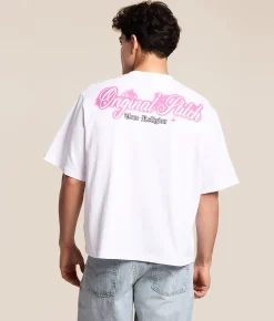 Tops|Graphic T-Shirts | True Religion Crystal Logo T-Shirt Optic White