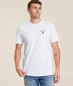 Tops|Graphic T-Shirts | Veece Crystal Ring T-Shirt White
