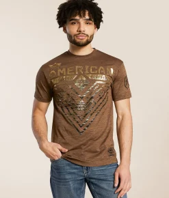 American Fighter Crystal River T-Shirt Otter Cocoa Outlet