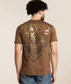 American Fighter Crystal River T-Shirt Otter Cocoa Outlet