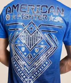 Tops|Graphic T-Shirts | American Fighter Crystal River T-Shirt Palace Blue Limoges