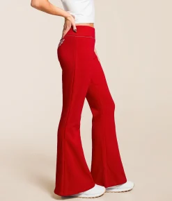 Bottoms | True Religion Crystal Wing Flare Pant Barbados Cherry