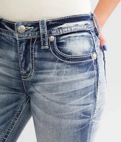 Jeans|Bottoms | Miss Me Cuffed Stretch Capri Jean M458F