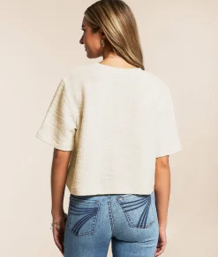 Z Supply Curran Looped Terry Pullover Natural Outlet