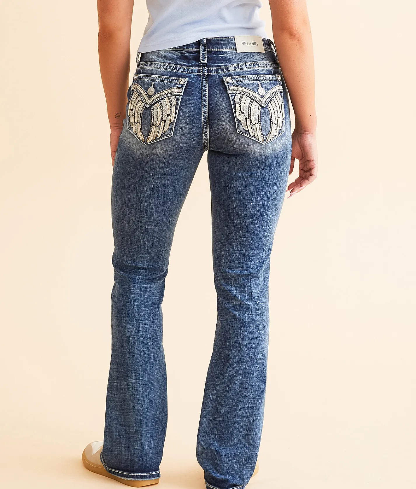Miss Me Curvy Boot Stretch Jean K1370 Best