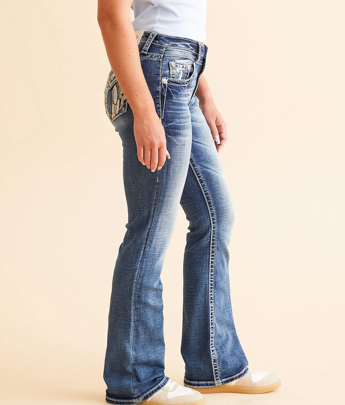 Miss Me Curvy Boot Stretch Jean K1370 Best
