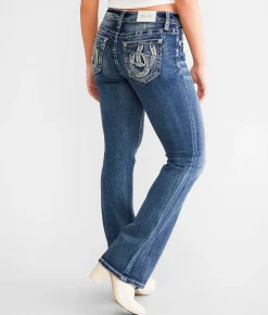 Jeans|Bottoms | Miss Me Curvy Boot Stretch Jean MK 73