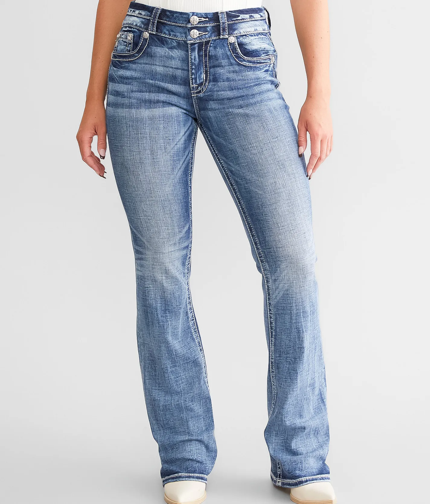Jeans|Bottoms | Miss Me Curvy Boot Stretch Jean M819
