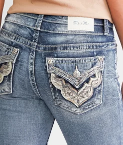 Jeans|Bottoms | Miss Me Curvy Cuffed Stretch Capri Jean M383