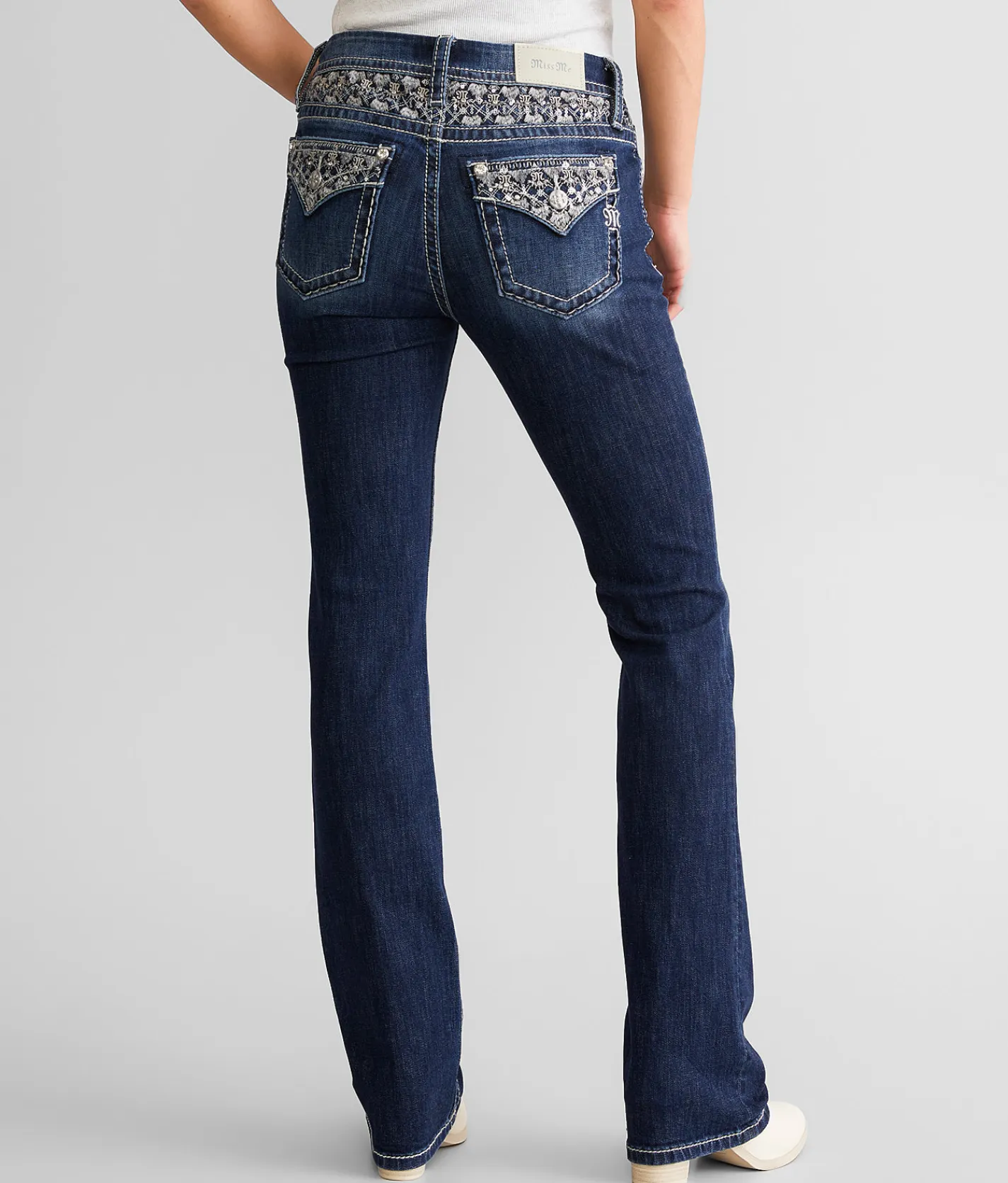 Jeans|Bottoms | Miss Me Curvy Tailored Boot Stretch Jean D1051