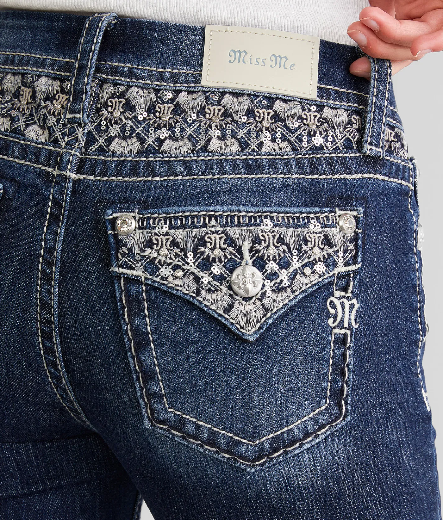Jeans|Bottoms | Miss Me Curvy Tailored Boot Stretch Jean D1051