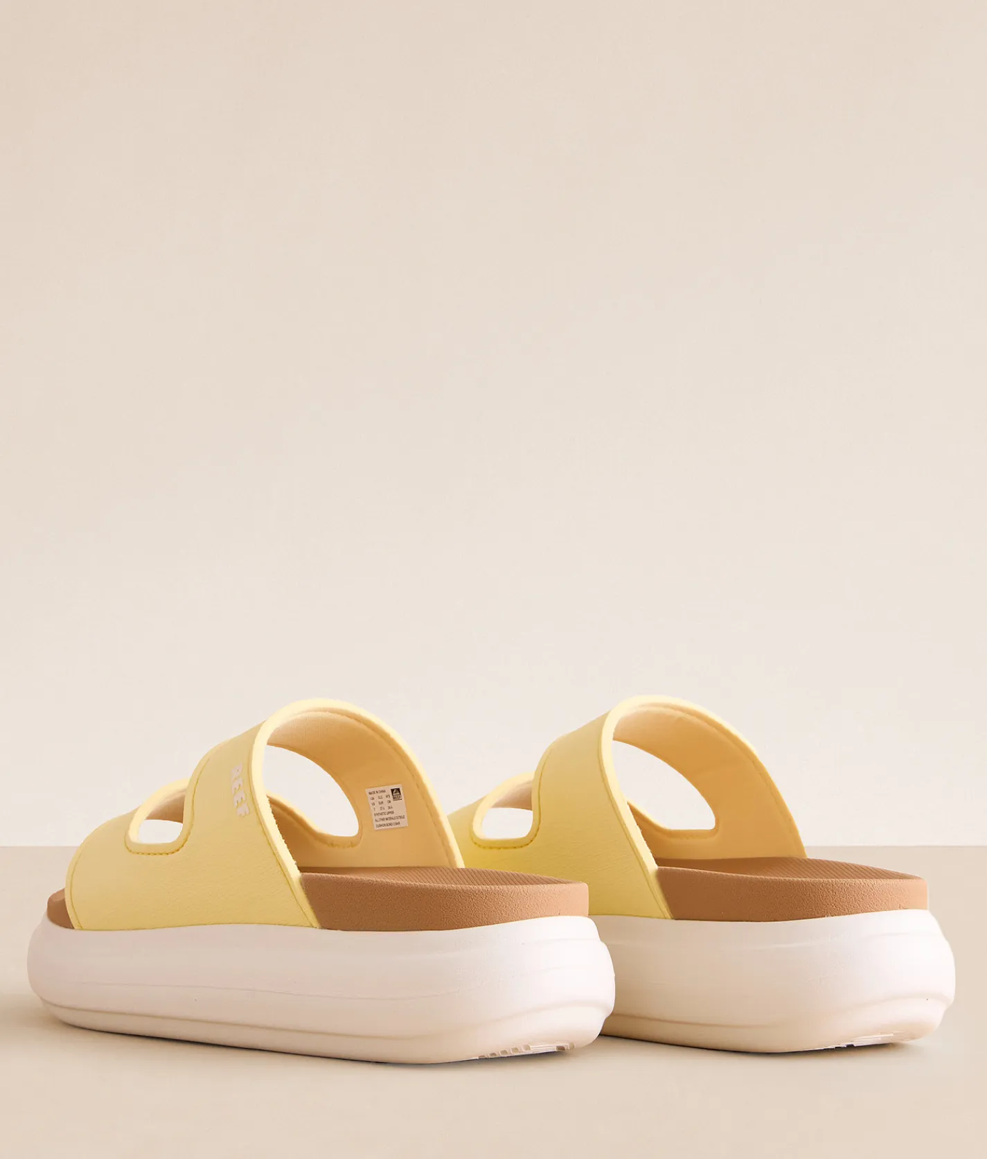 Reef Cushion Bondi 2 Bar Sandal Pale Banana Best