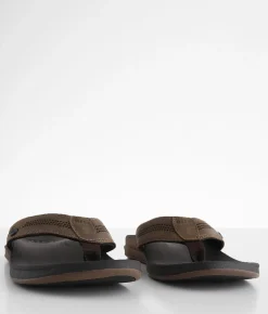 Reef Cushion Lux Flip Tan Black New